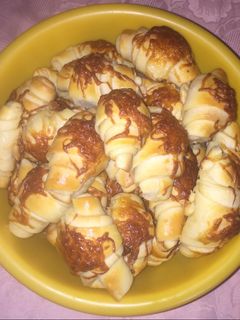Sajtos kifli recept fotója