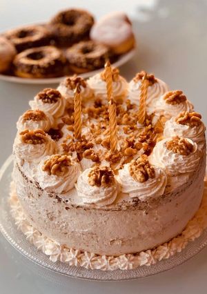 Una foto de Tarta de Zanahoria y Crema de Queso
