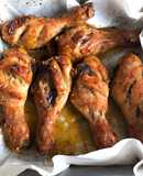 Gà nướng mật ong xả