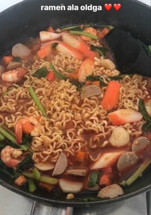 Foto resep Ramen seafood ala rumahan