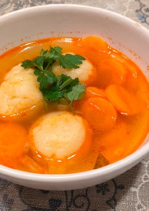 Krumpligombóc leves recept fotója