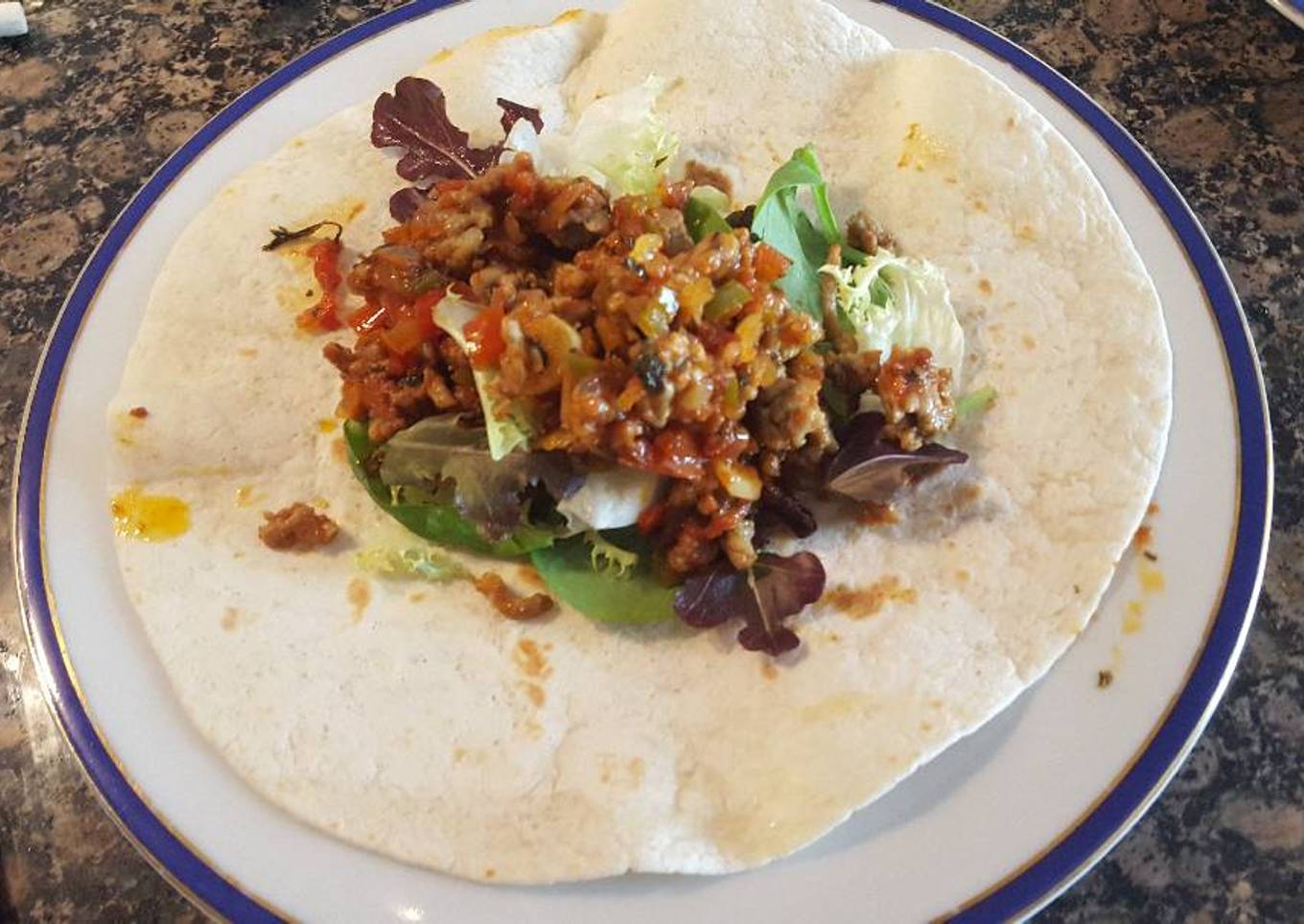 Burritos o fajitas mexicanas a mi estilo