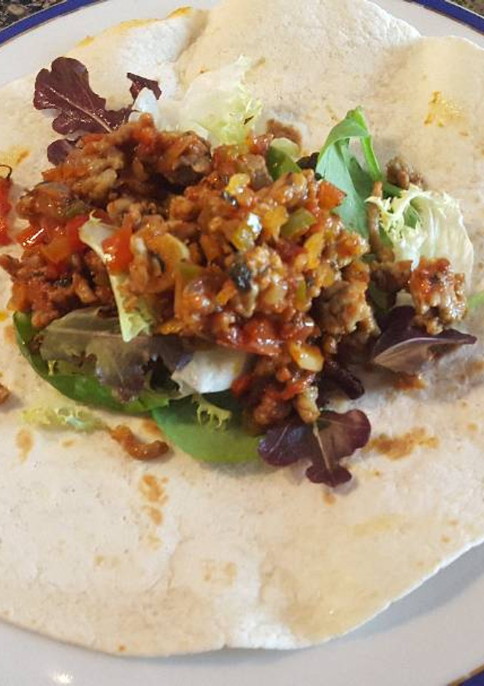 Una foto de Burritos o fajitas mexicanas a mi estilo