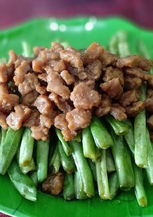 Foto resep 42. Cah Buncis Vegetarian