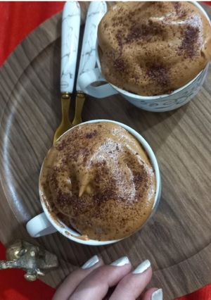عکسی از دستور دسرقهوه وخامه