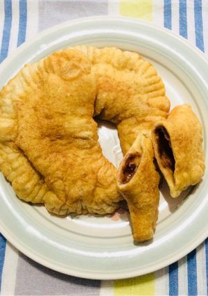拿坡里起司巧克力炸披薩 的食譜成品照片