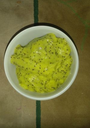 عکسی از دستور اسموتی کاسه ای کیوی 🥝