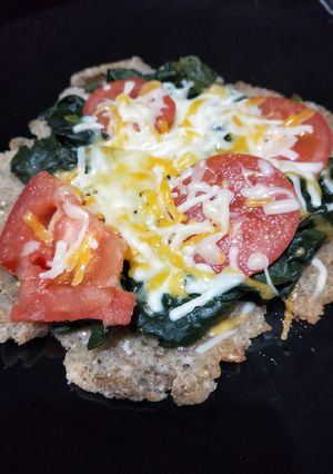 Una foto de Pizza de mandioca sin gluten