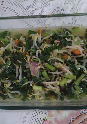 Foto resep Cah sawi taoge