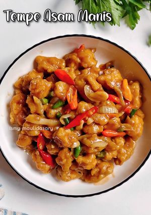Foto resep Tempe Asam Manis