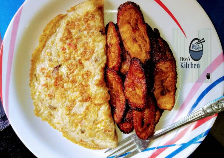 Easiest Way to Make Perfect Fried egg with plantain