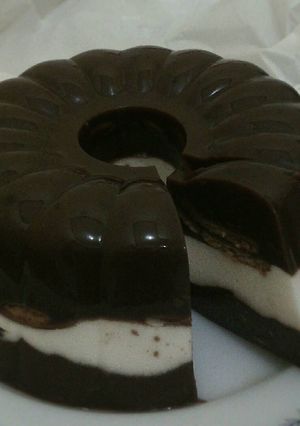 Foto resep Puding Coklat Lapis Regal