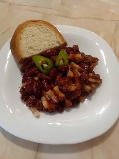 Sült bab recept fotója