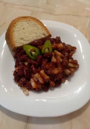 Sült bab recept fotója