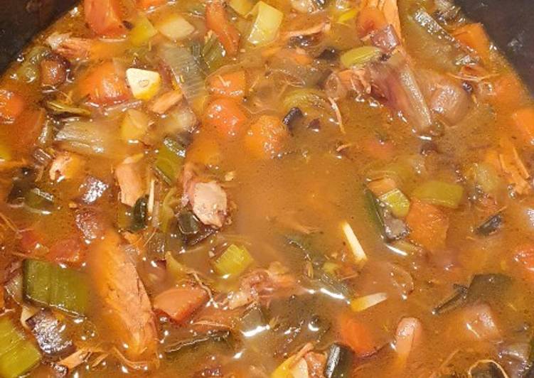 Recipe of Ultimate Moroccan Chicken Vegetable Soup