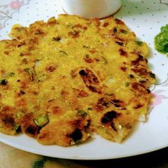 A picture of Makke ka parantha.