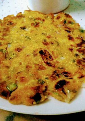 A picture of Makke ka parantha.
