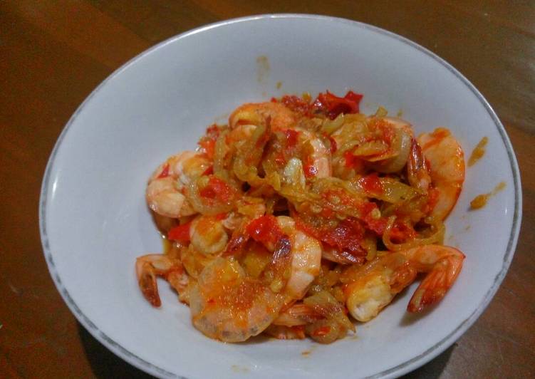 Resep Homemade Simple Spicy Prown (Balado Udang) yang Menggugah Selera