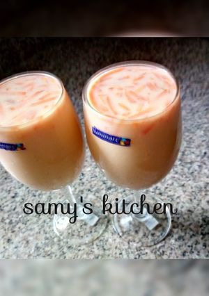 A picture of Carrot panna.