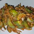 Tumis manis terong teri