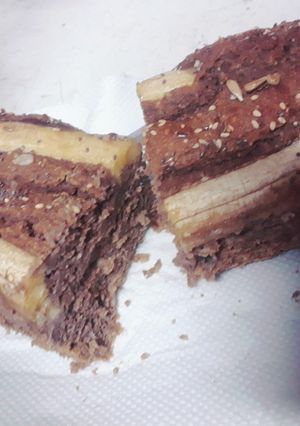 Una foto de Budín de banana 🍌😌👈