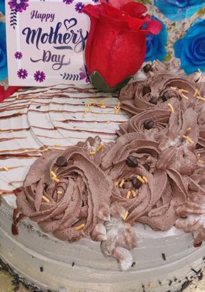 A picture of Dutch chocolate cake.