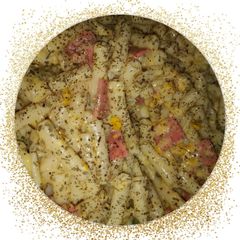 A picture of Creamy polony pasta.