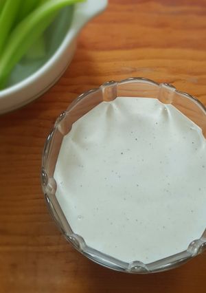 Una foto de Aderezo de crema agria