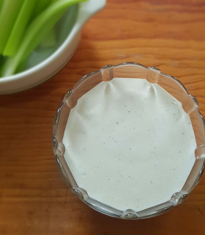 Una foto de Aderezo de crema agria