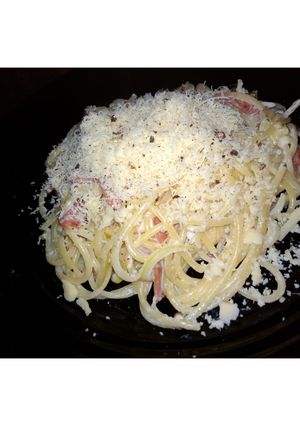 Foto resep Spaghetti Carbonara ala Anak Kost
