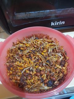Foto resep Sambal kering teri tawar kacang tempe