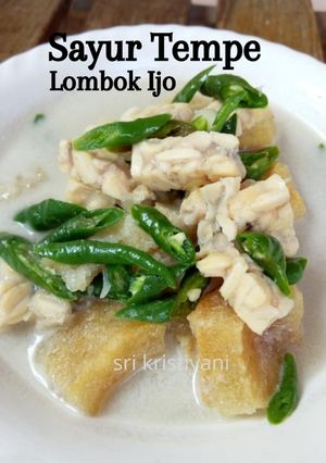 Foto resep Sayur Tempe Lombok Ijo