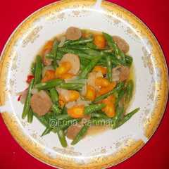 Tumis Buncis Wortel Bakso রেসিপির প্রধান ছবি