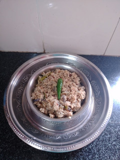 *சம்பா கோதுமை குறுணை, உப்புமா*(broken wheat upma recipe in tamil) செய்முறை முக்கிய புகைப்படம்