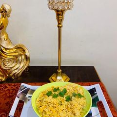A picture of Punjabi chana dal khichdi.