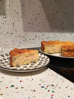 Una foto de Tortilla de patata rellena (en horno)