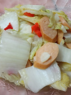 Foto resep 97) Tumis SS (Sawi Sosis)
