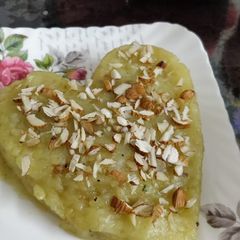 Potato halwa A picture of Potato halwa.