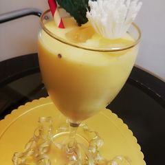 A picture of Mango lassi.
