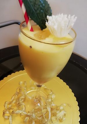 A picture of Mango lassi.
