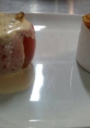 Una foto de Rocoto relleno con pastel de papa