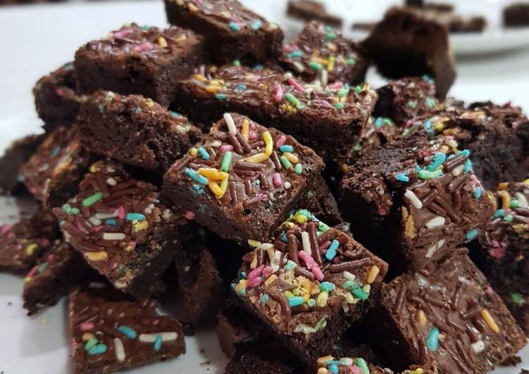 Langkah Mudah untuk Menyiapkan Kukis brownies || kue kering brownies takaran sendok yang Lezat Sekali