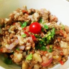 A picture of Rajma Chat.