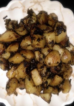 A picture of Soya Methi Aloo sabzi.