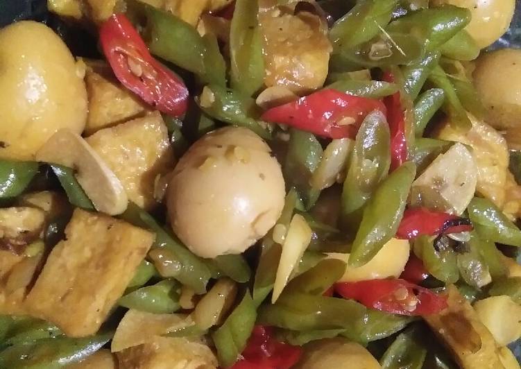 Cara Membuat Tumis tahu buncis, Lezat Sekali