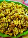 থোড় পোলাও (thor pulao recipe in Bengali)