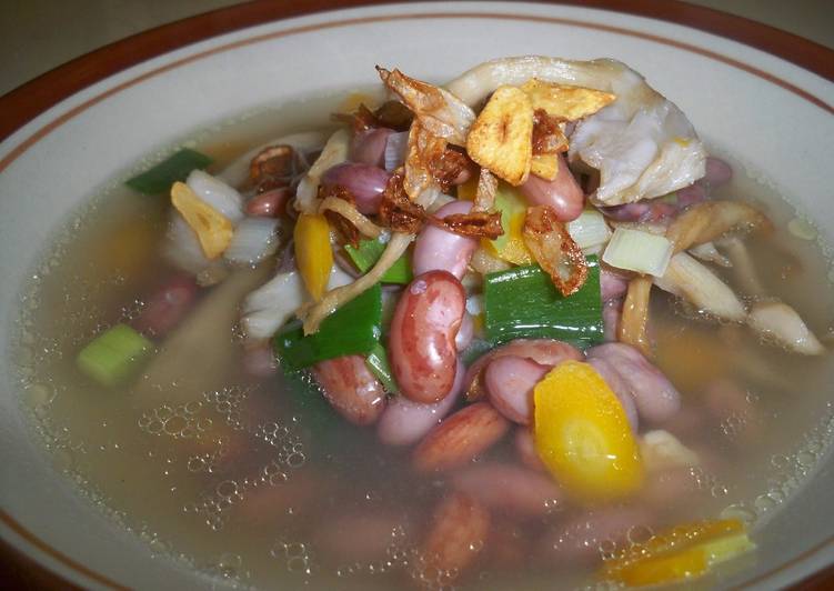 Resep Sup Jamur Kacang Merah Anti Gagal