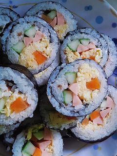 Hình của món Gimbap.