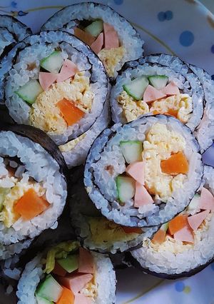 Hình của món Gimbap.