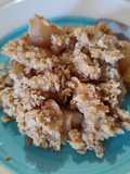 Apple crumble με νιφάδες βρώμης